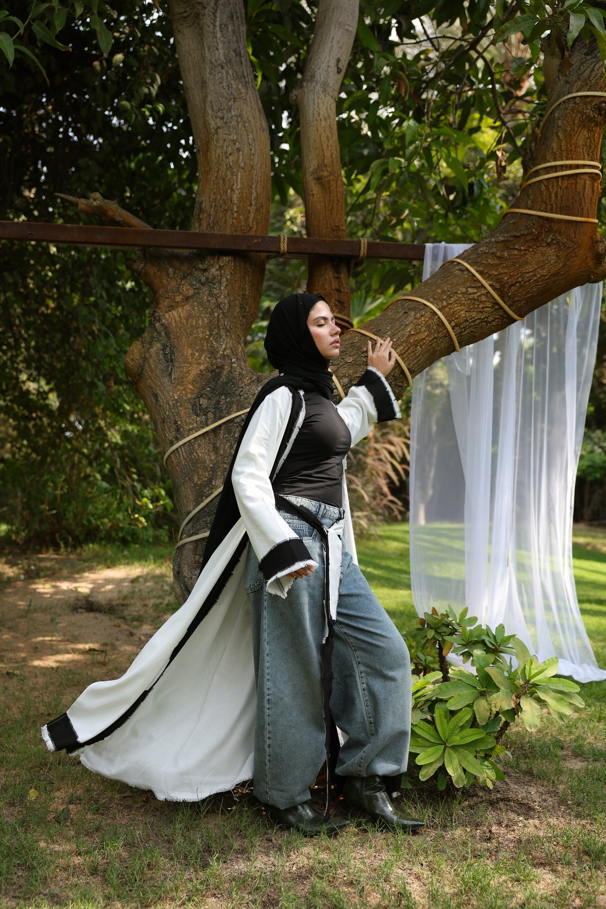White Aveline Cardigan
