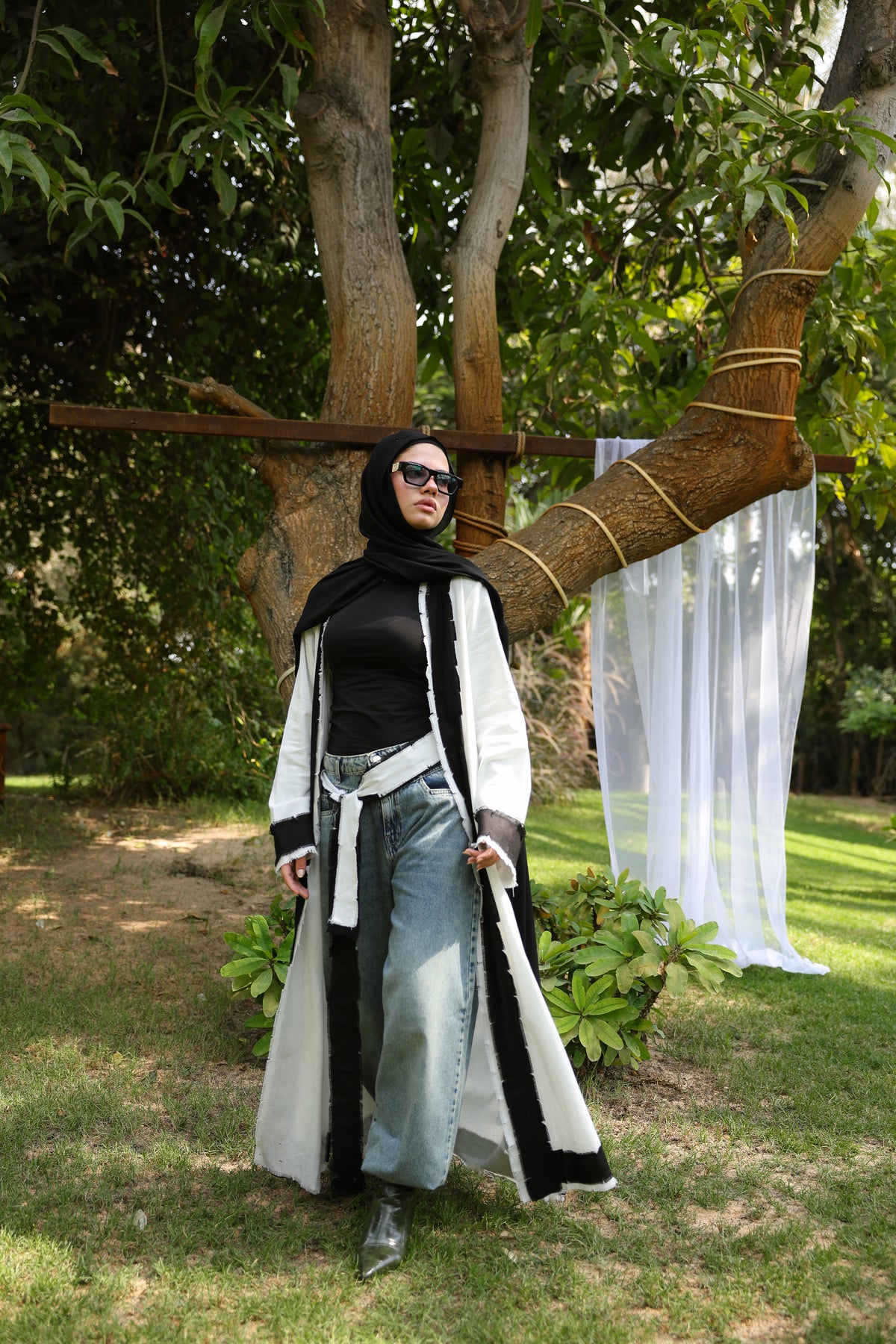 White Aveline Cardigan