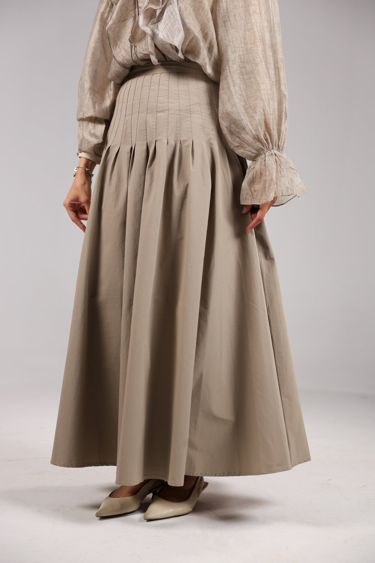 Greige Armenia Skirt
