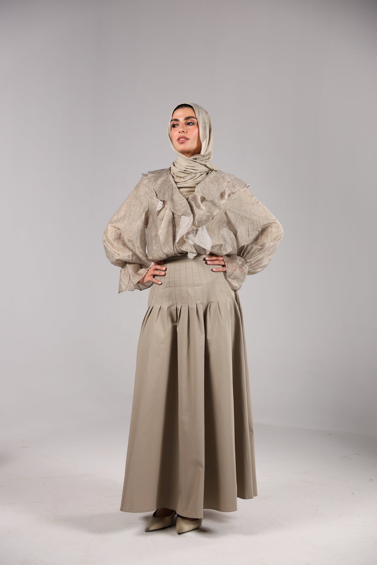 Greige Armenia Skirt