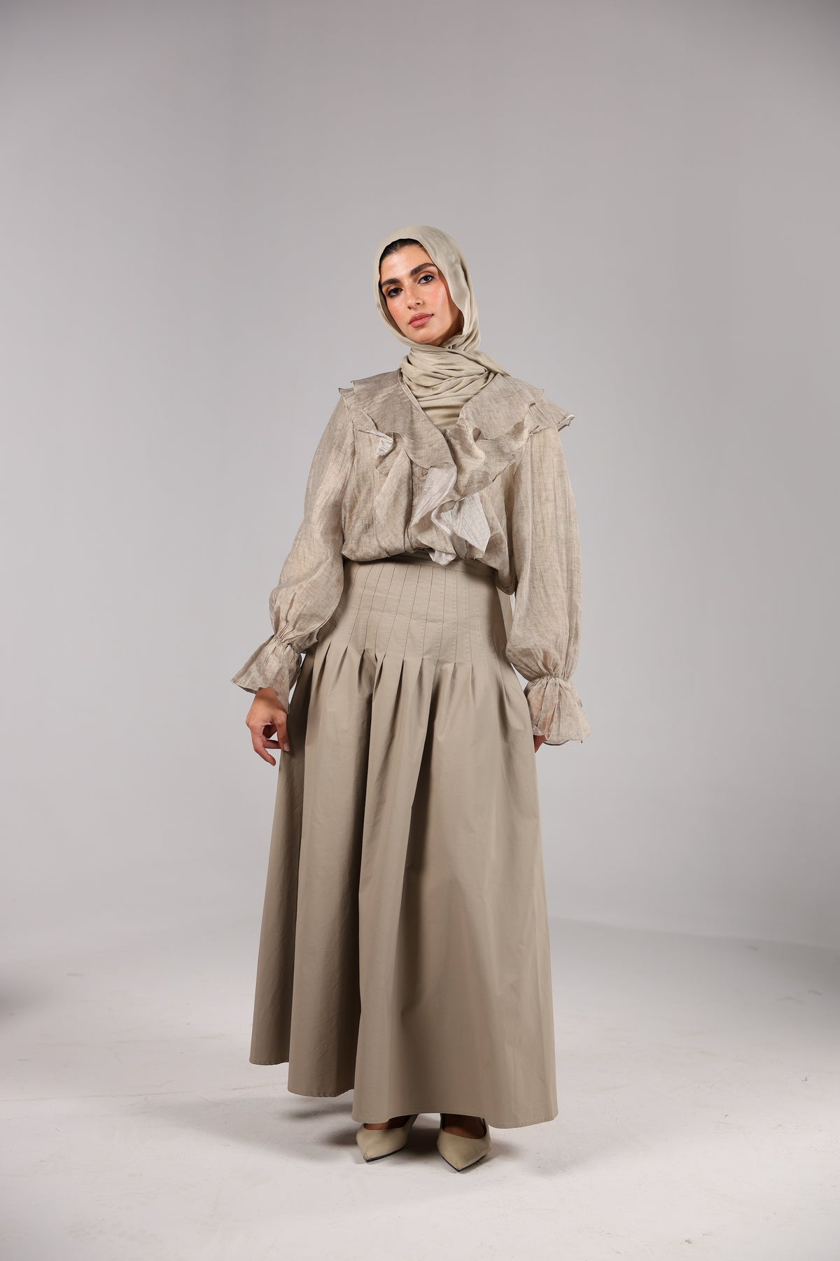 Greige Armenia Skirt