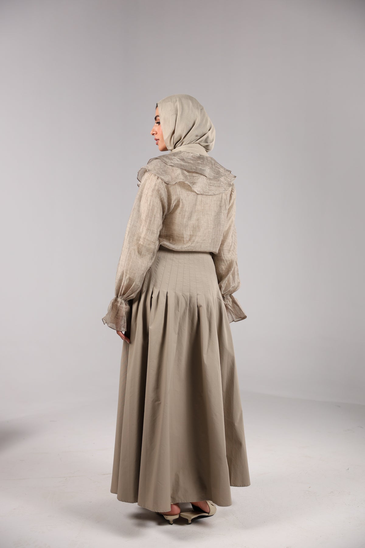 Greige Armenia Skirt
