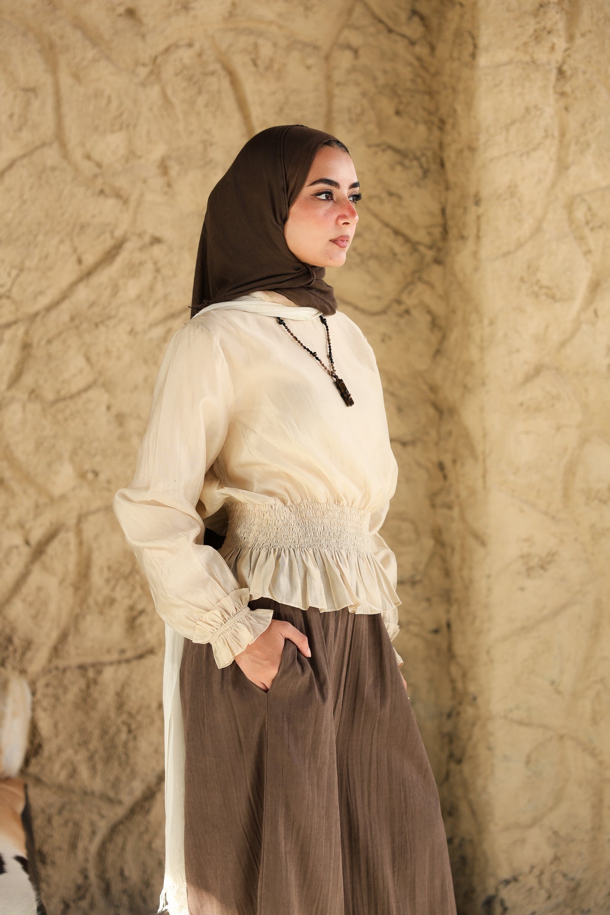 Sand Nola Blouse