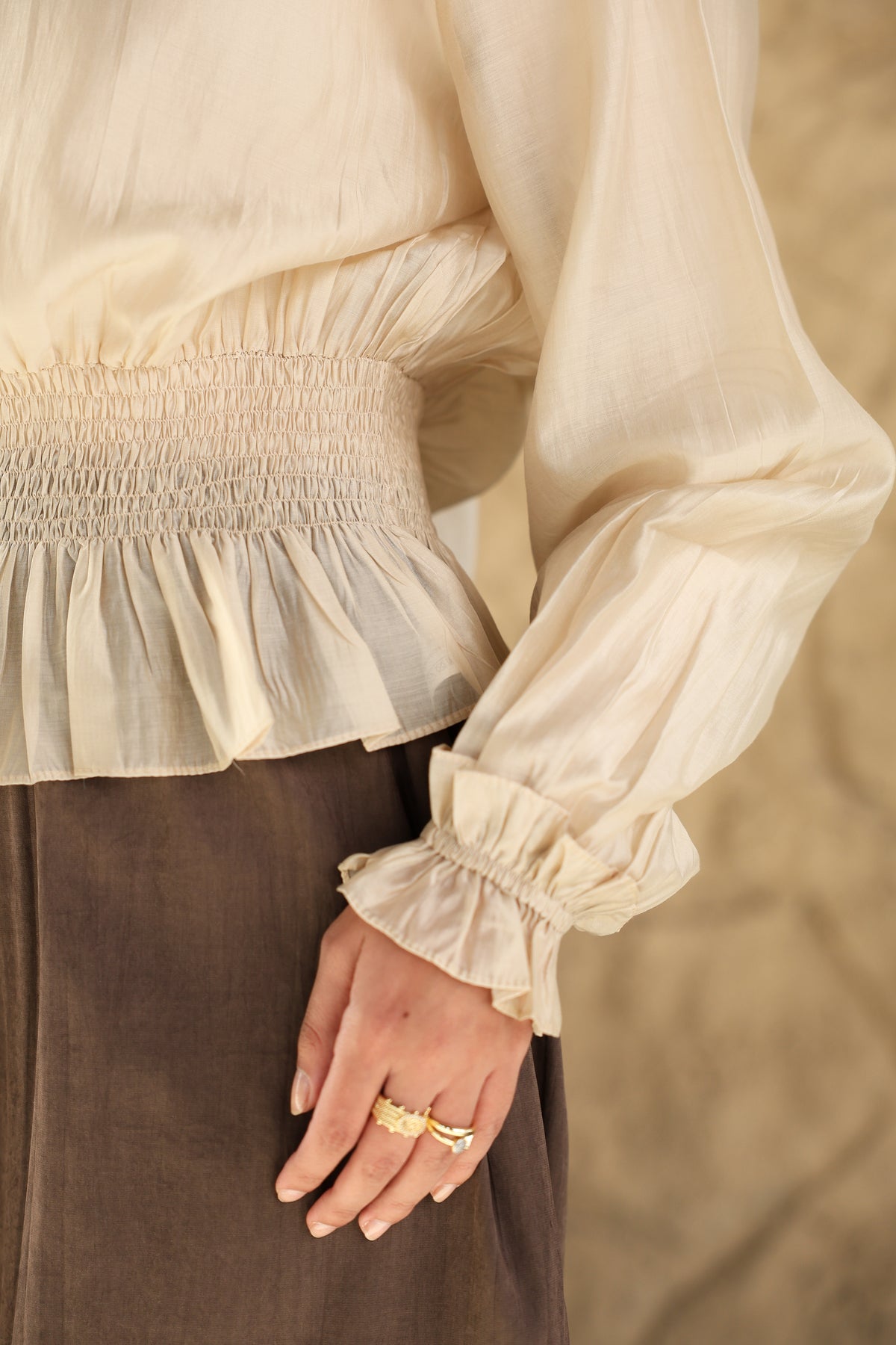 Sand Nola Blouse