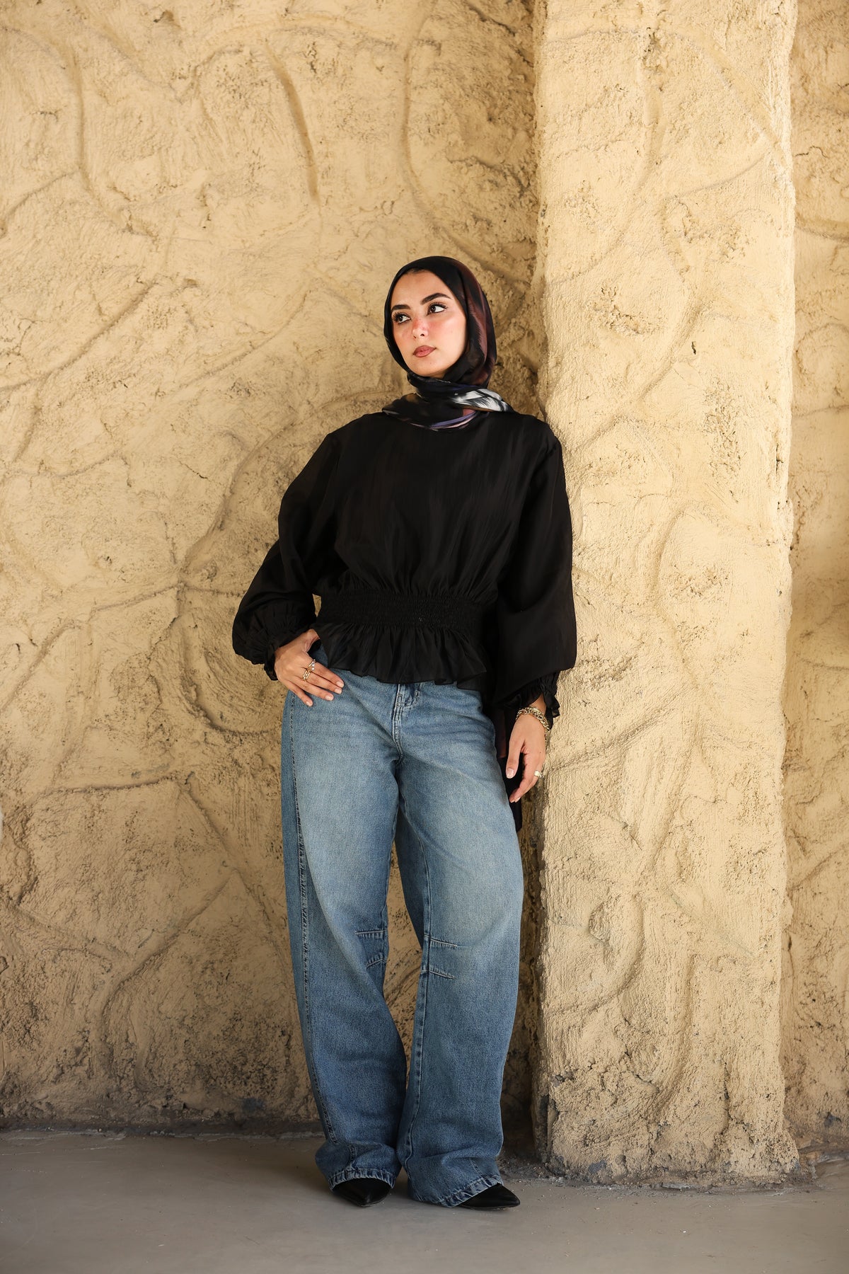 Black Nola Blouse
