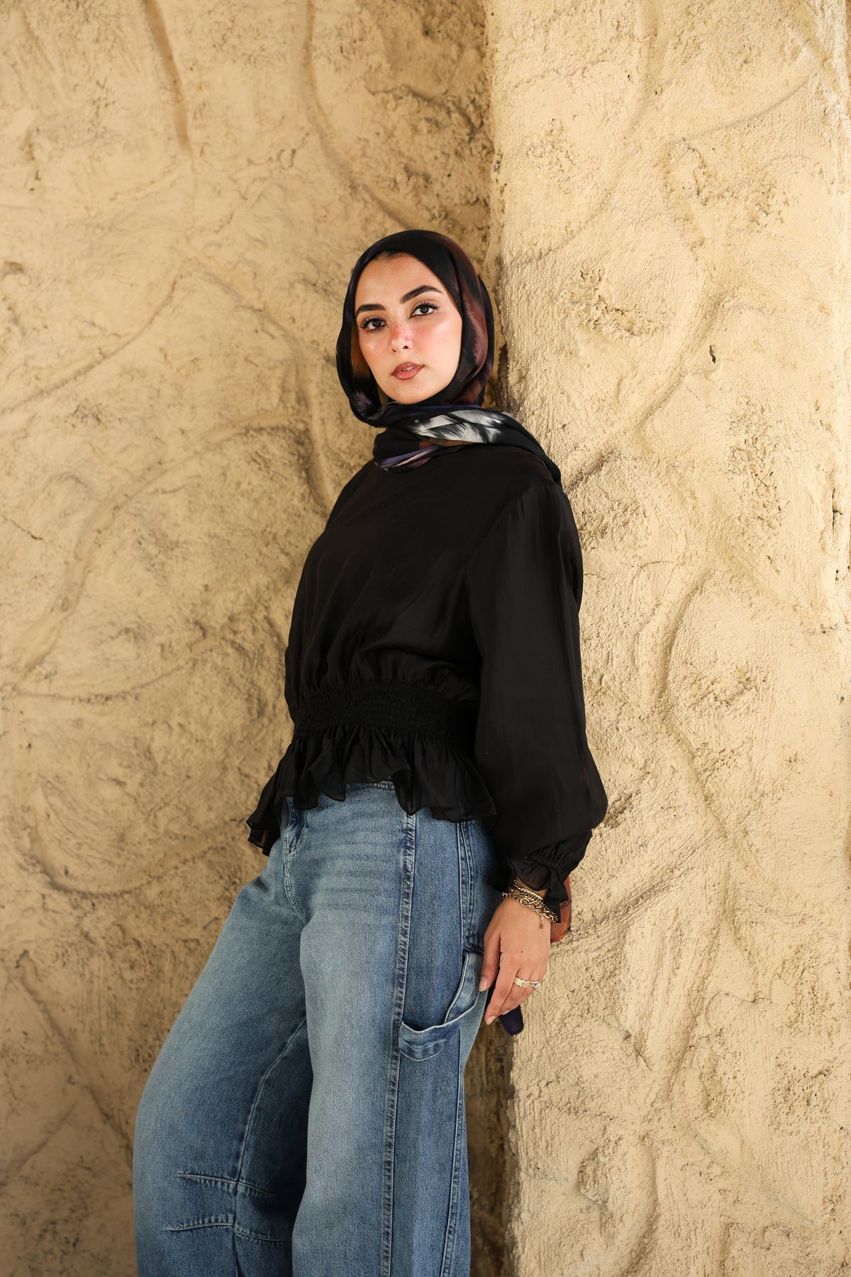 Black Nola Blouse