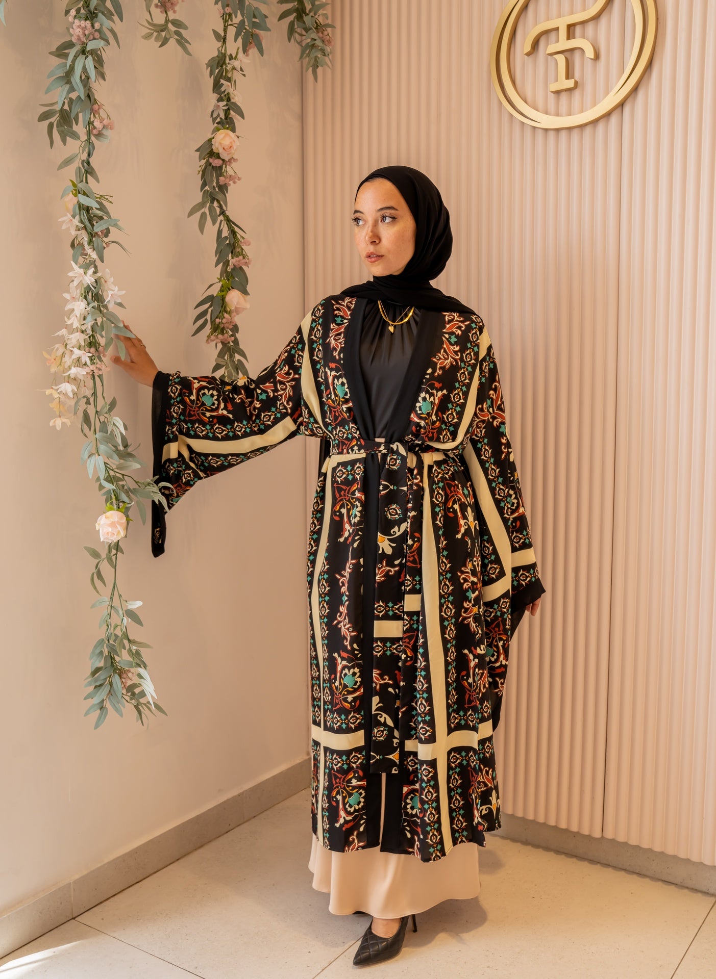 Black Alora Kimono