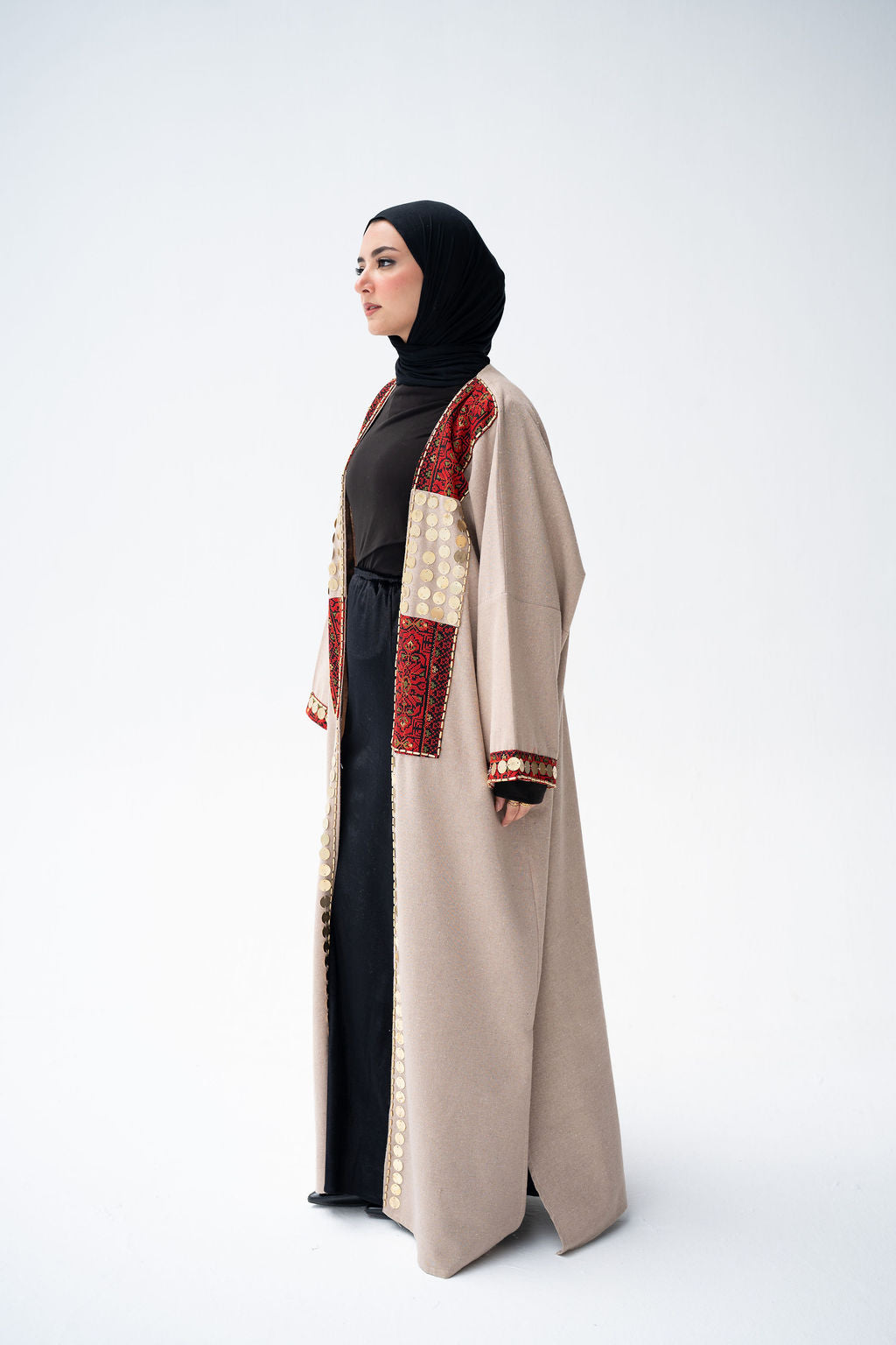 Beige Baghdad Kaftan