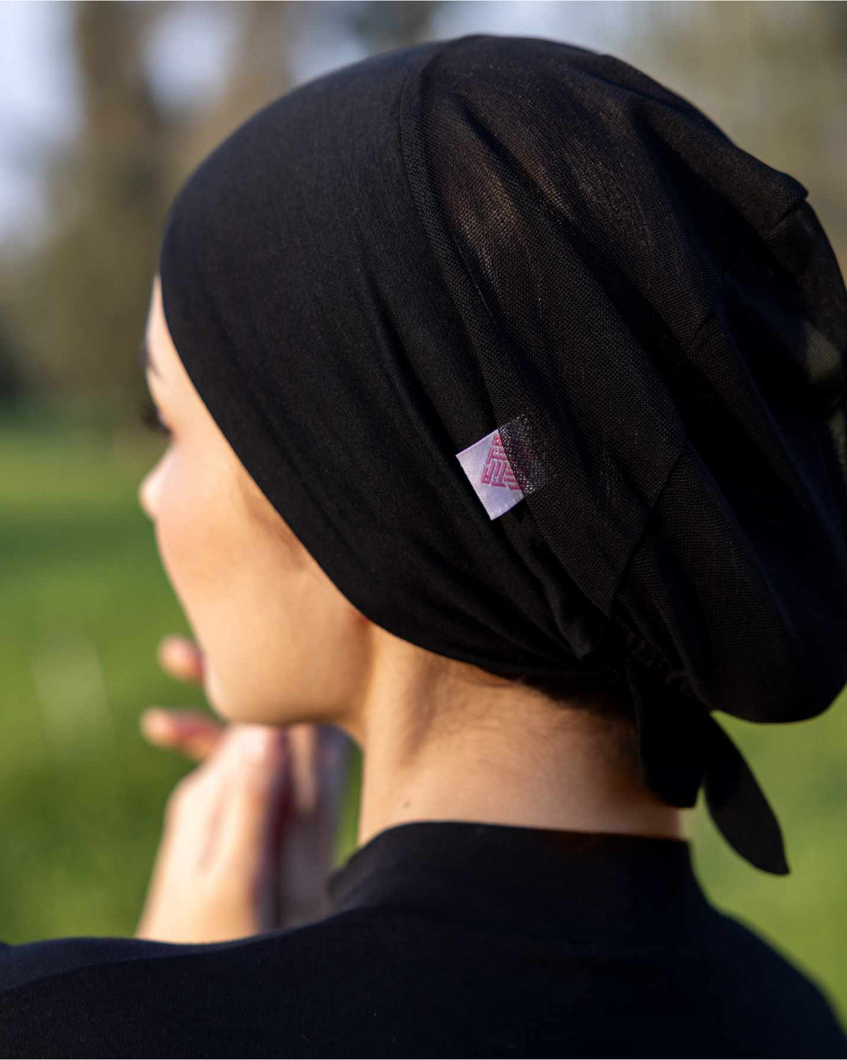 Black Aura Mesh Bandana