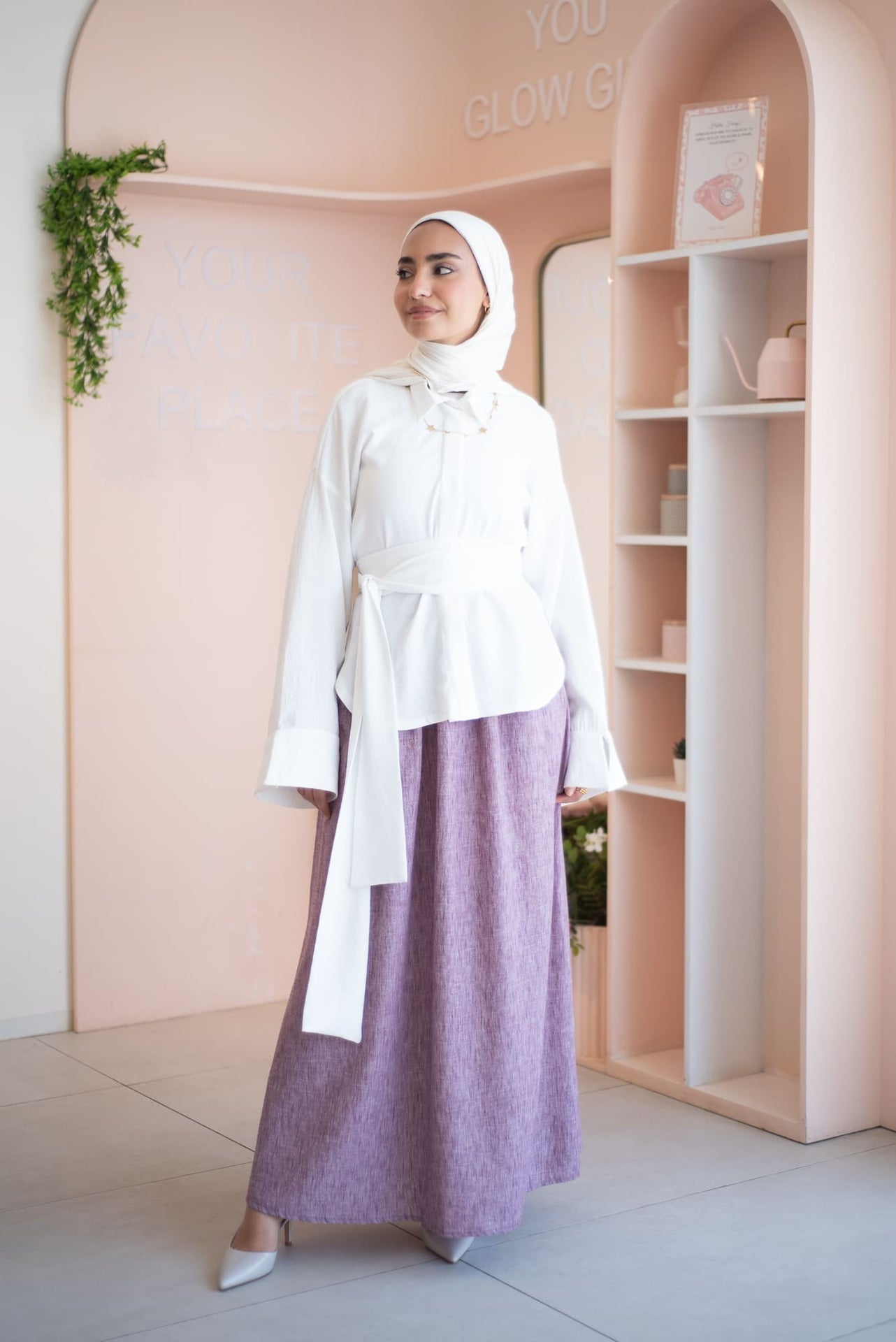 Plum Whirl Skirt