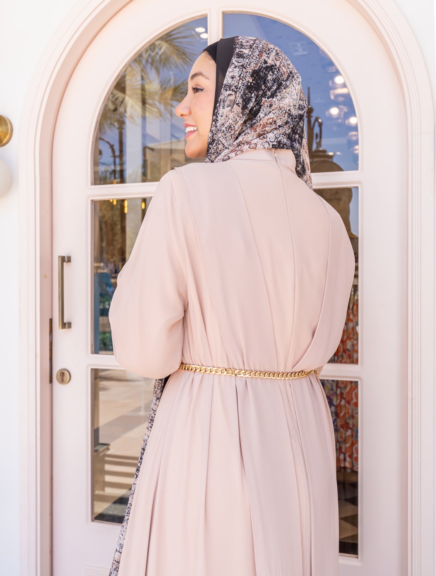 Beige Diana Dress