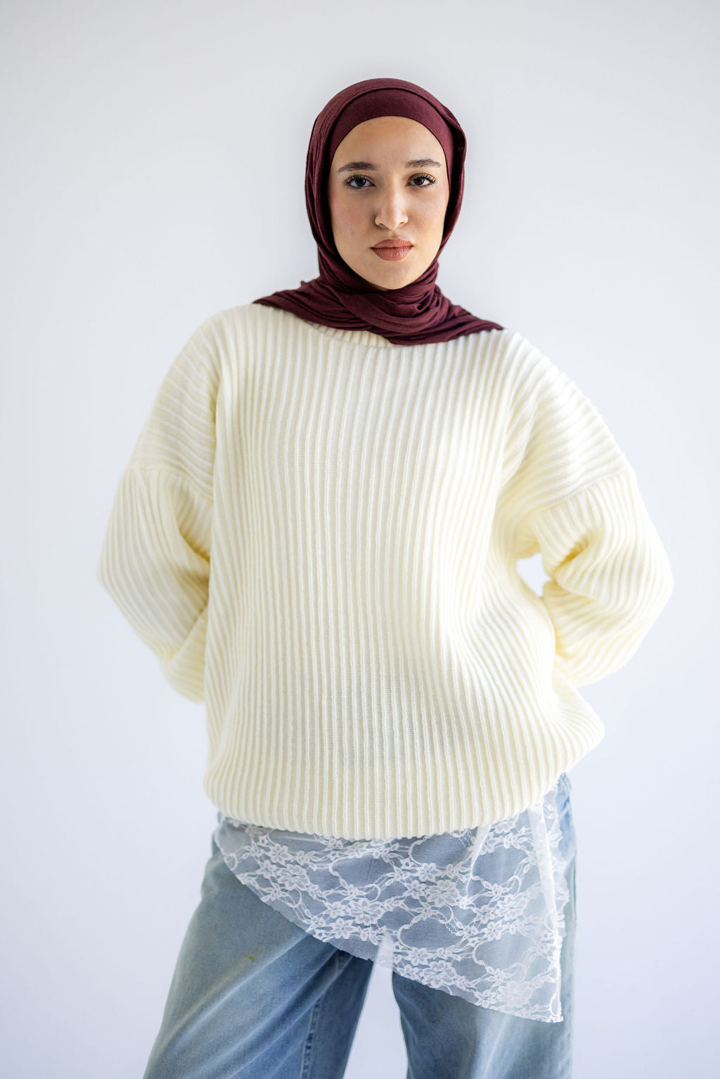 Crème Kyoto Pullover