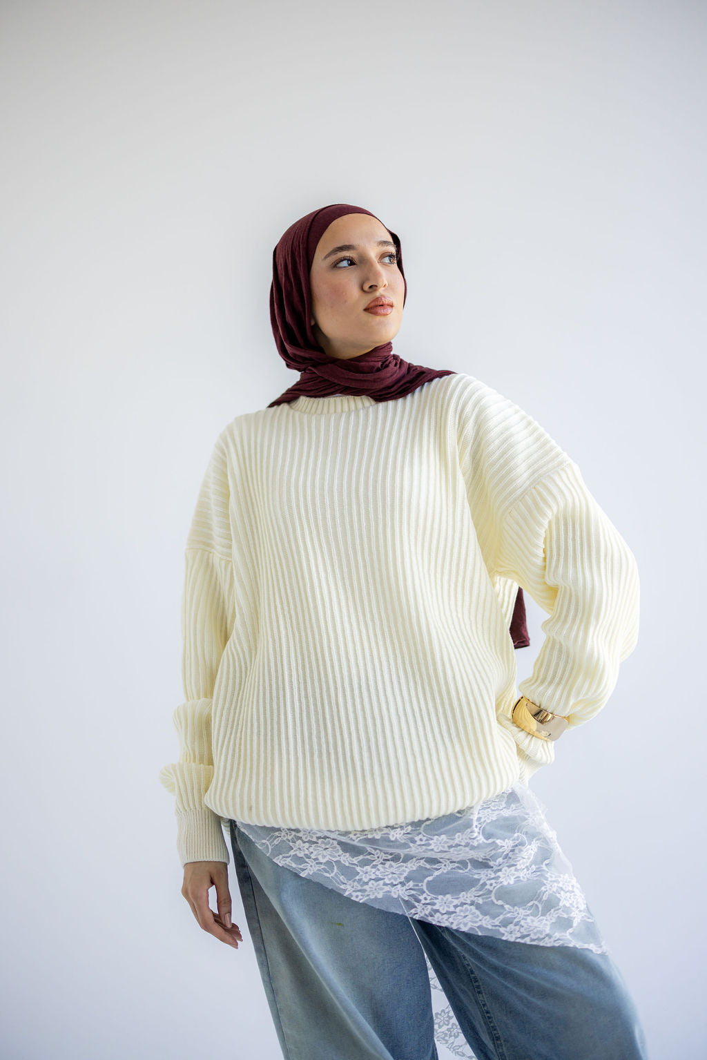 Crème Kyoto Pullover