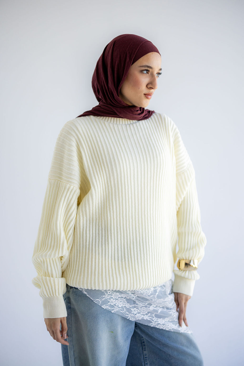 Crème Kyoto Pullover