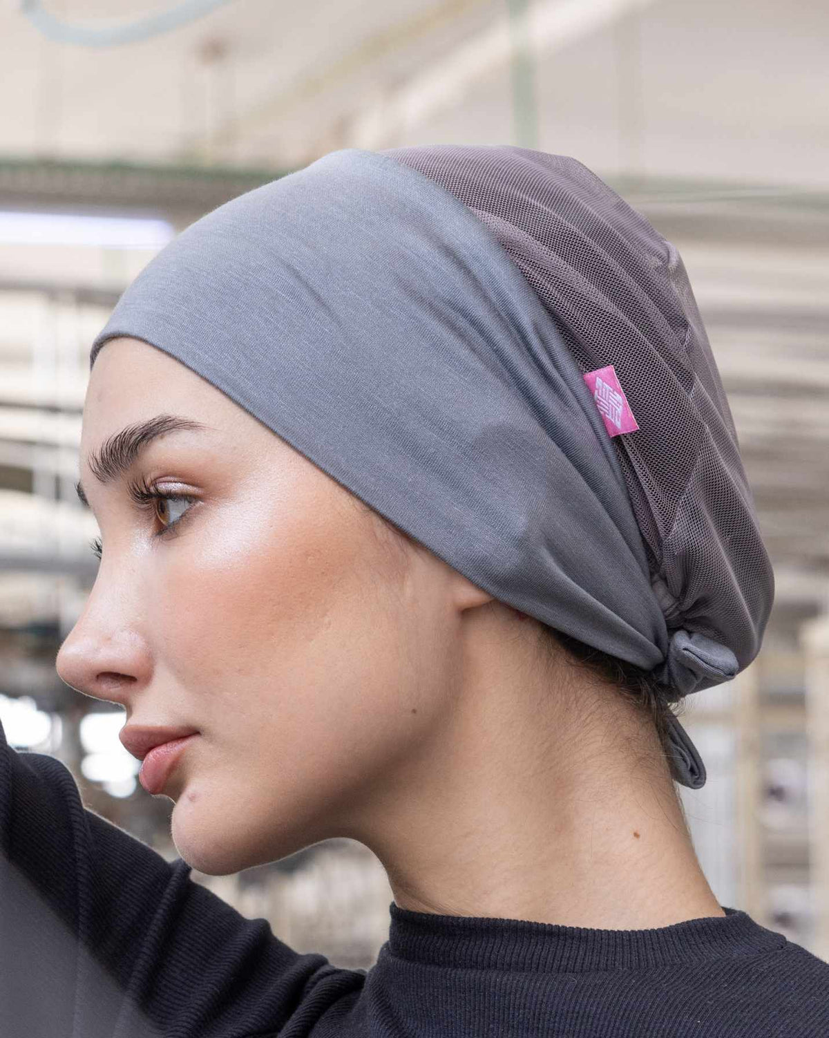 Grey Aura Mesh Bandana