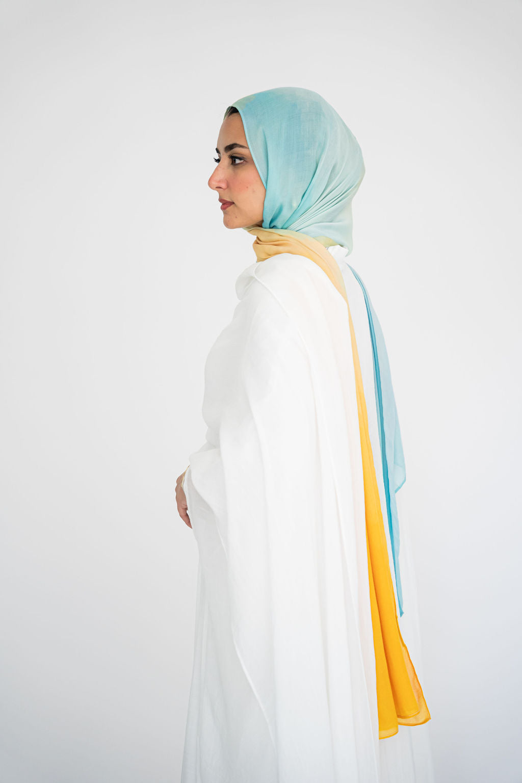 Snow Swan Cape Blouse