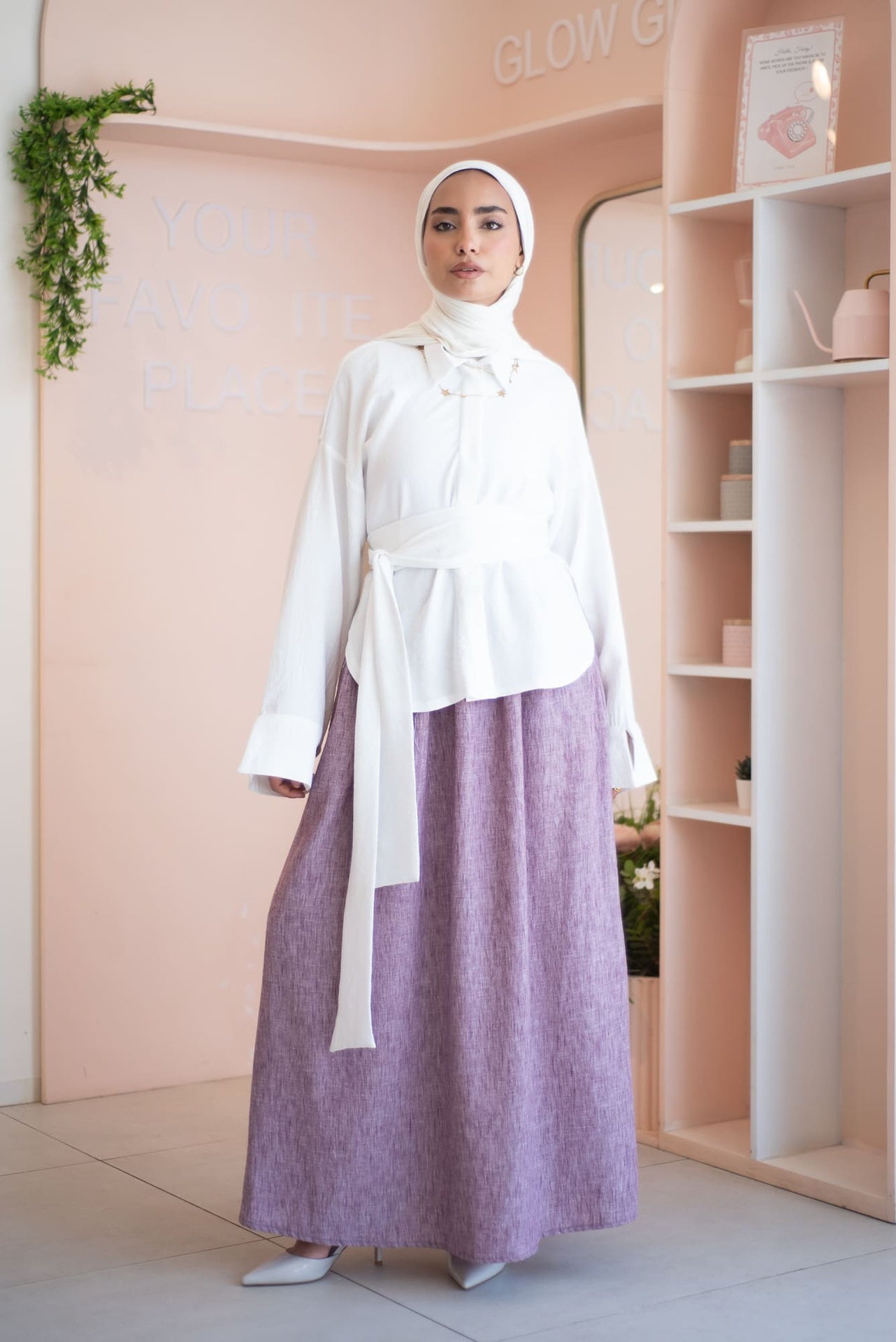 Plum Whirl Skirt