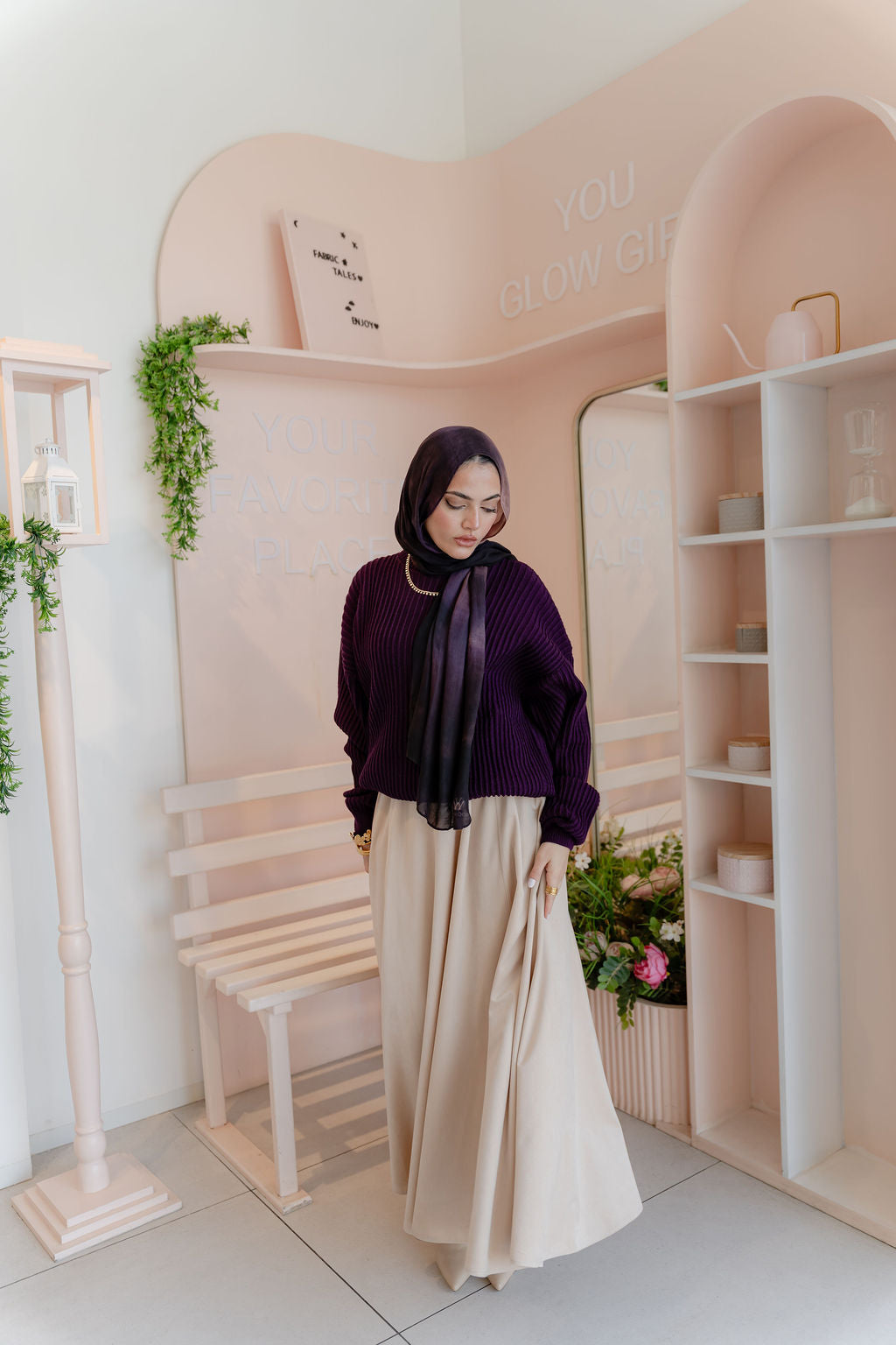 Beige Moorea Skirt