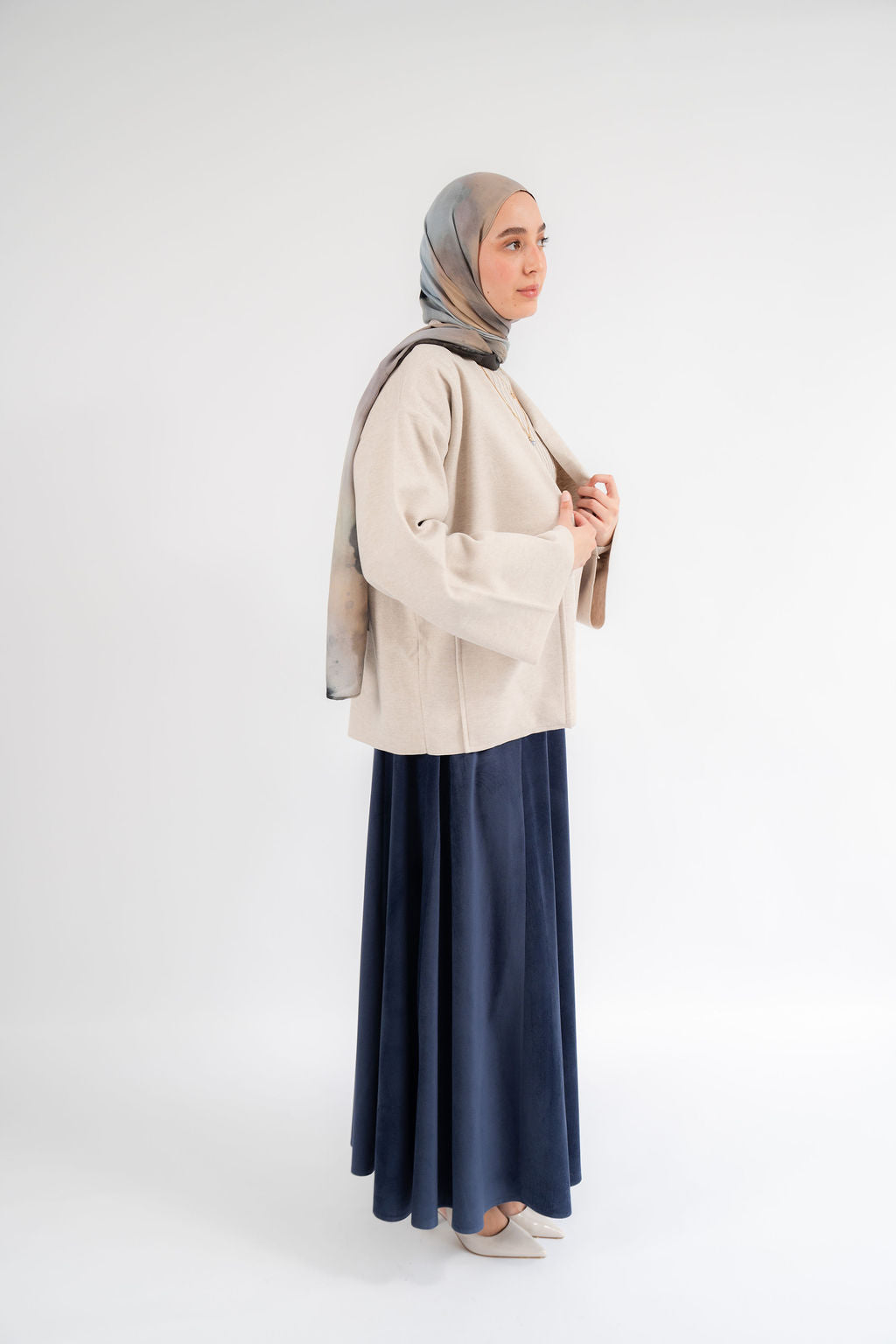 Navy Moorea Skirt