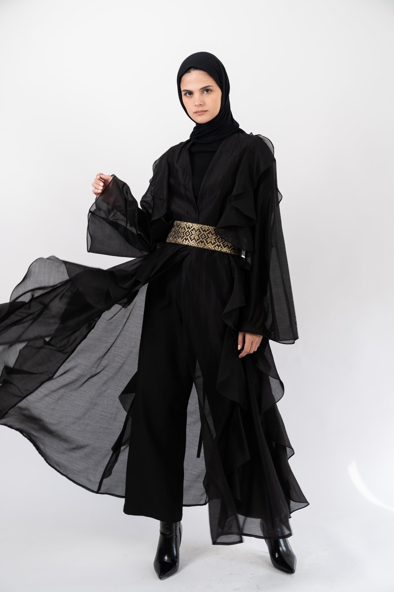 Black Aleppo Kaftan