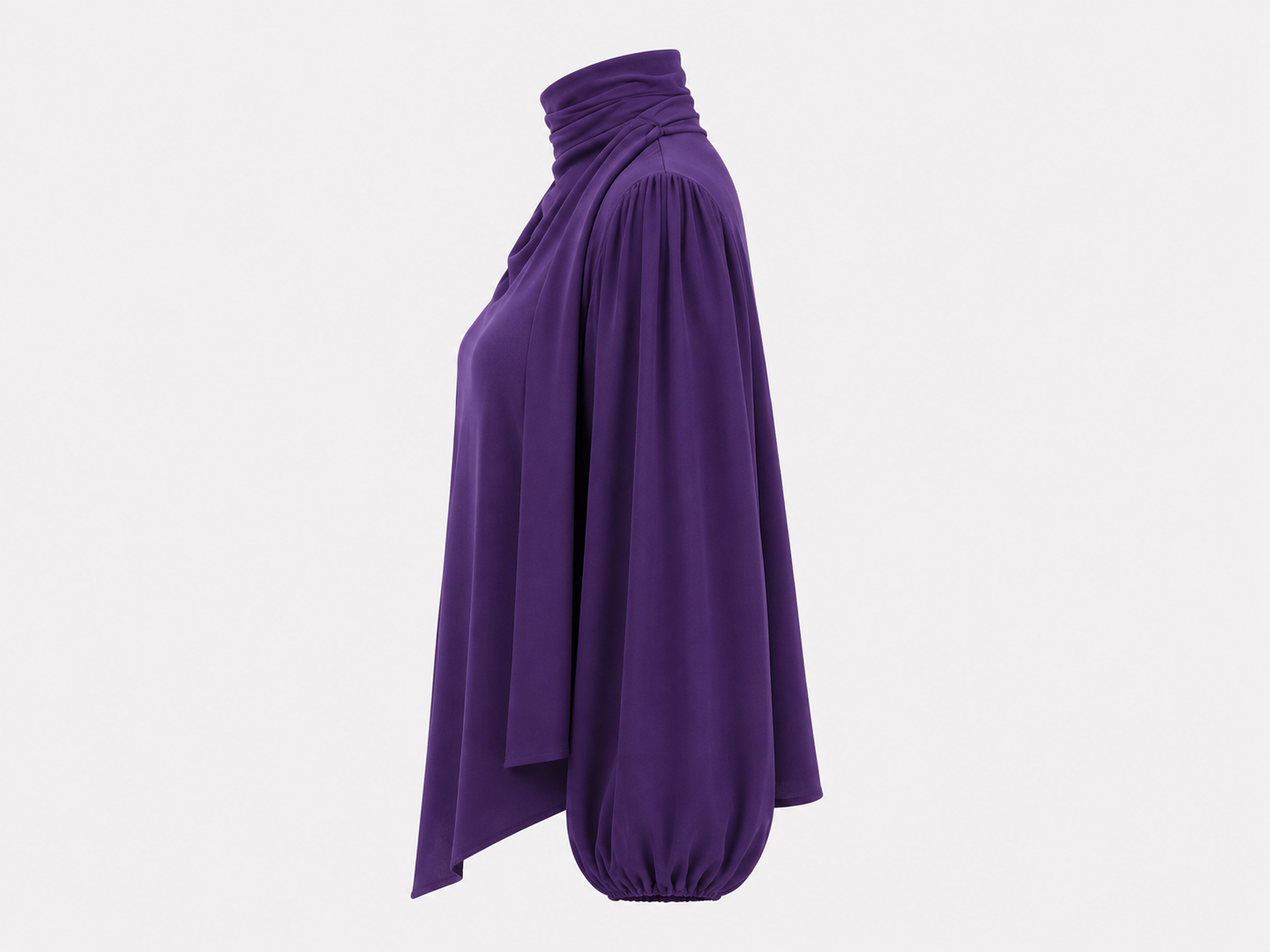Eggplant Louvre Blouse