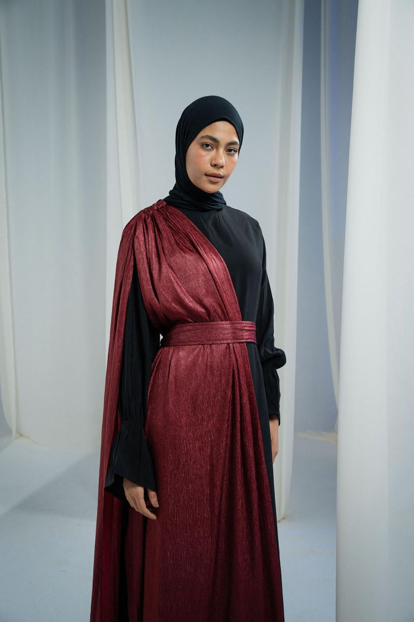 Black Sham Abaya