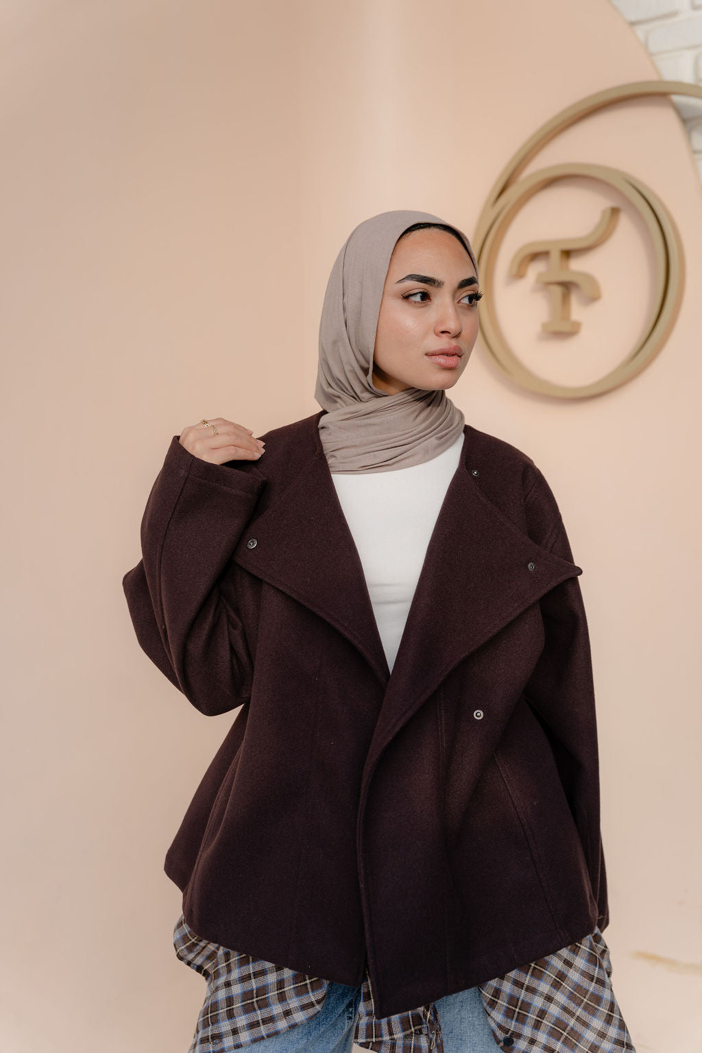 Eggplant Kindah Jacket