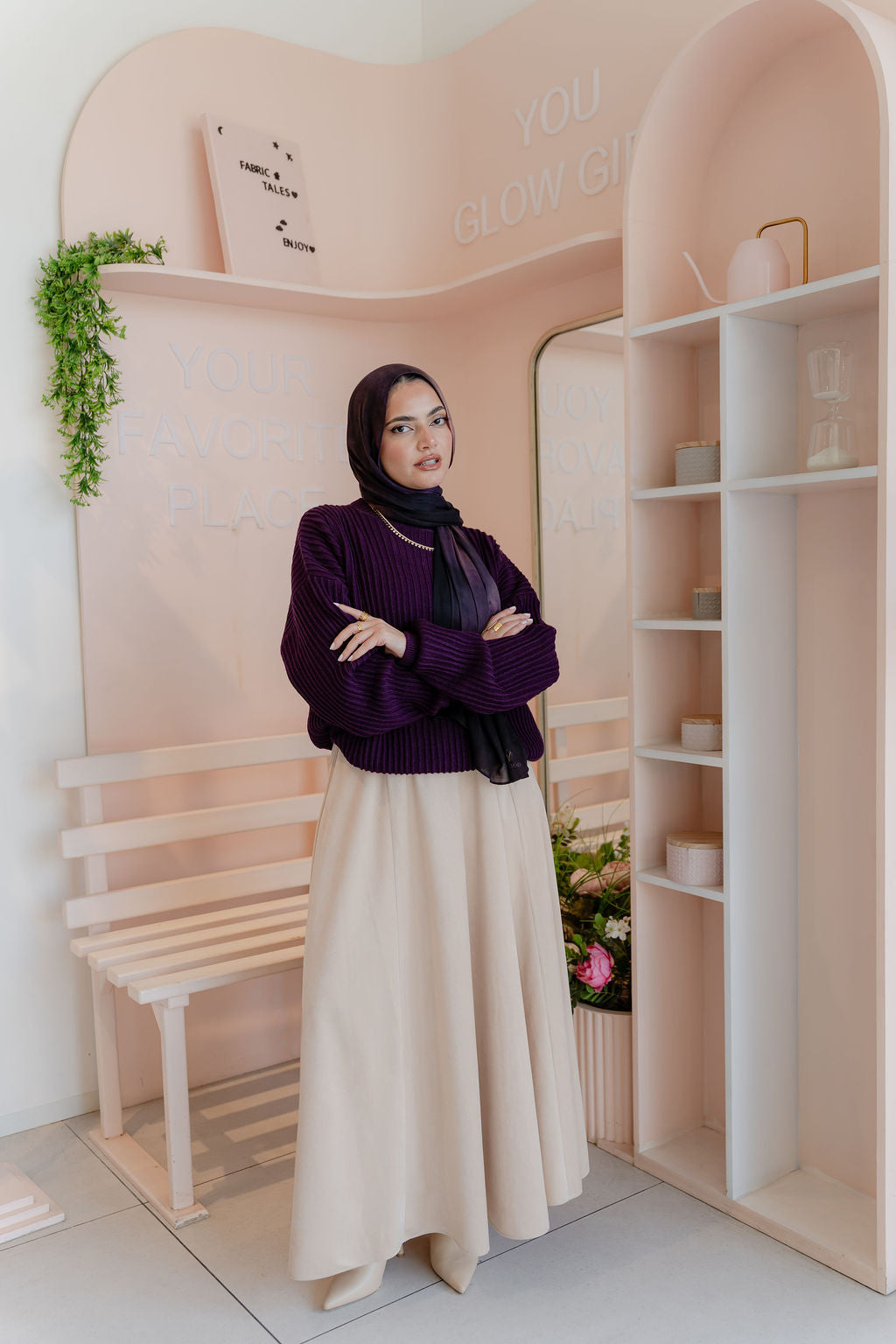 Beige Moorea Skirt