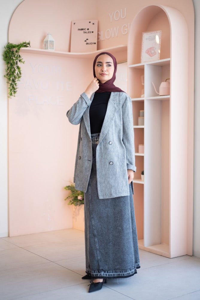 Charcoal Offbeat Blazer
