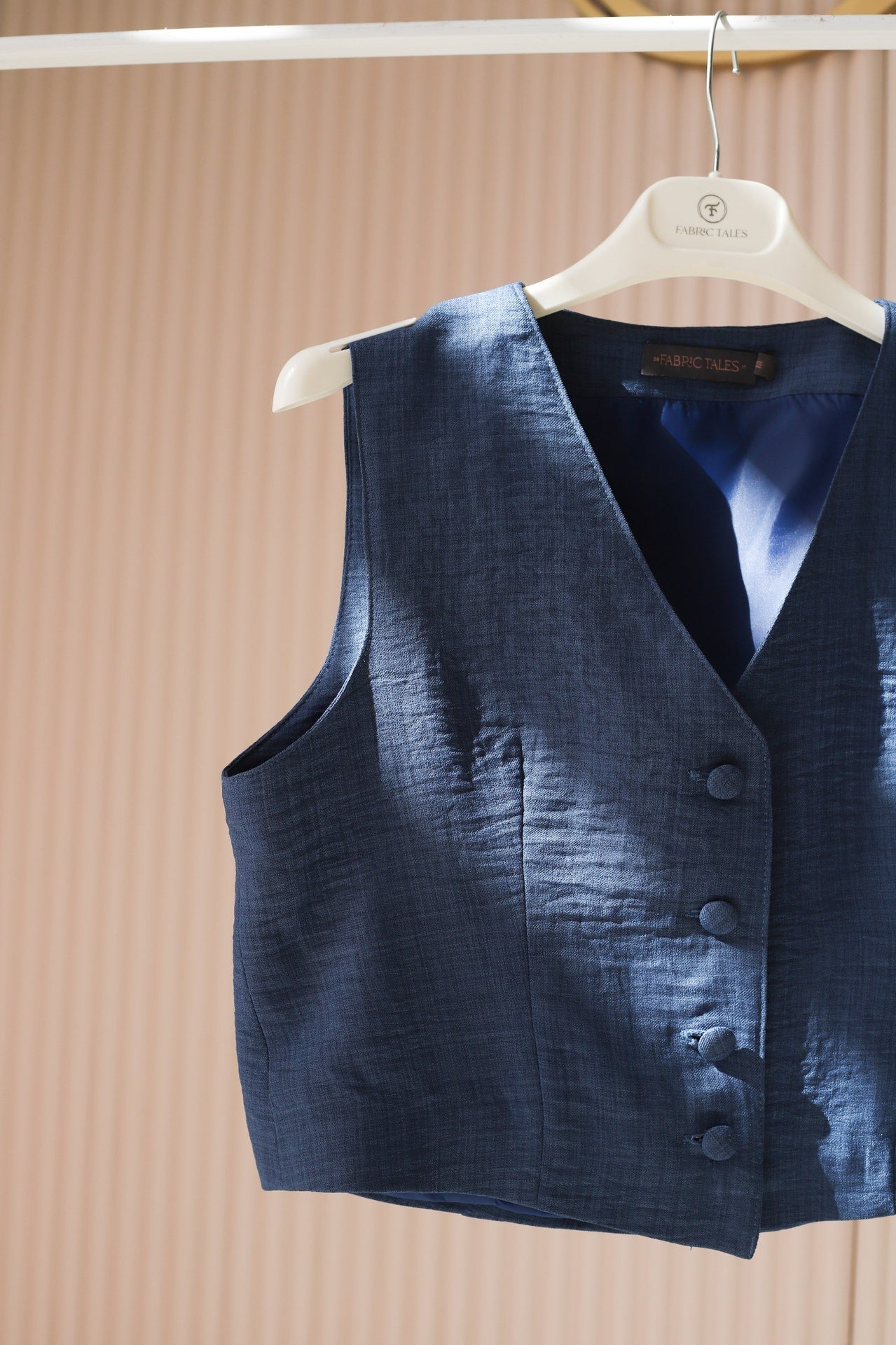 Indigo Banker Vest