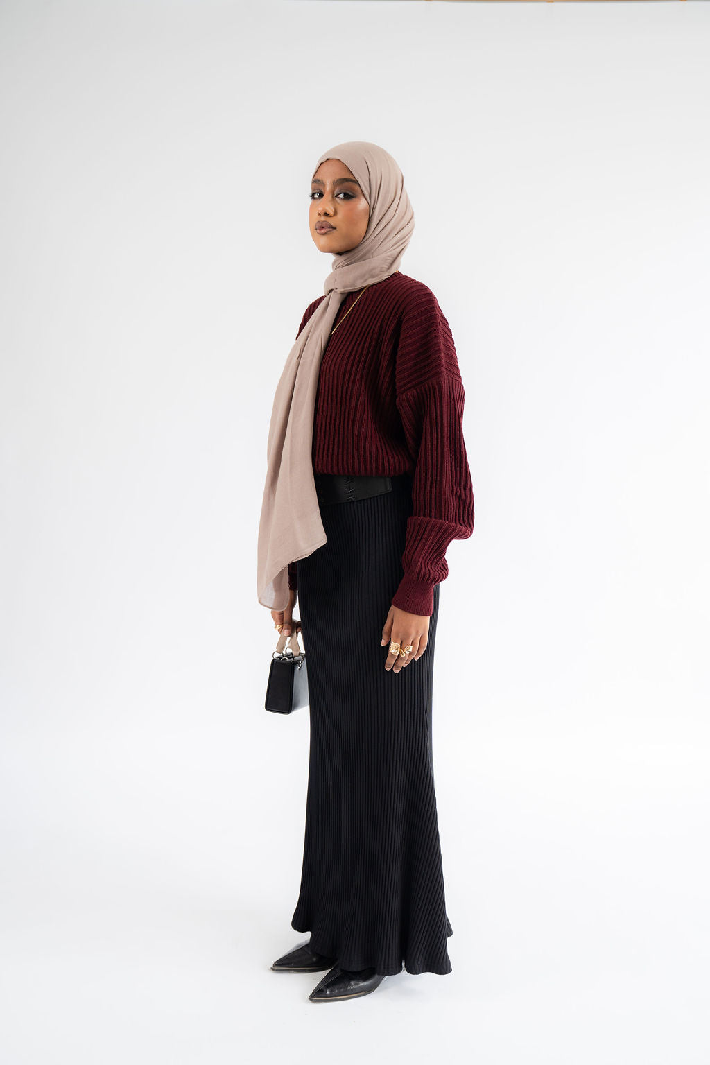 Black Troy Skirt