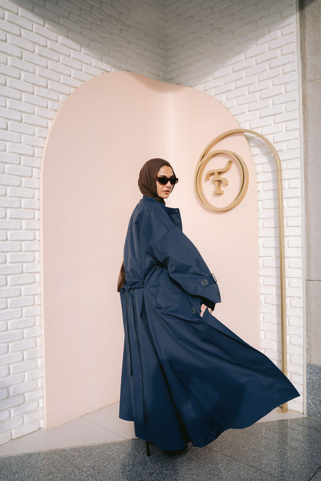 Ink Crete Coat