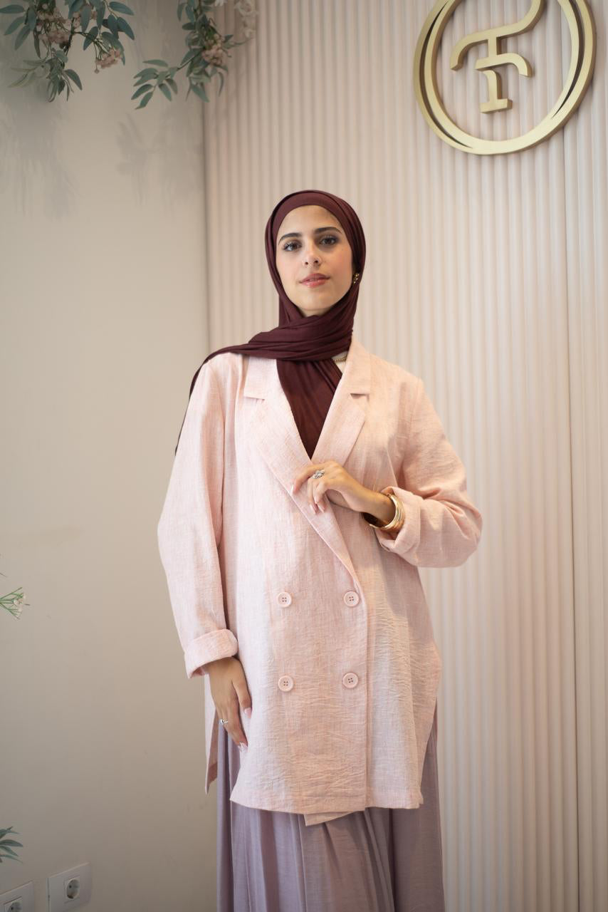 Peach Offbeat Blazer