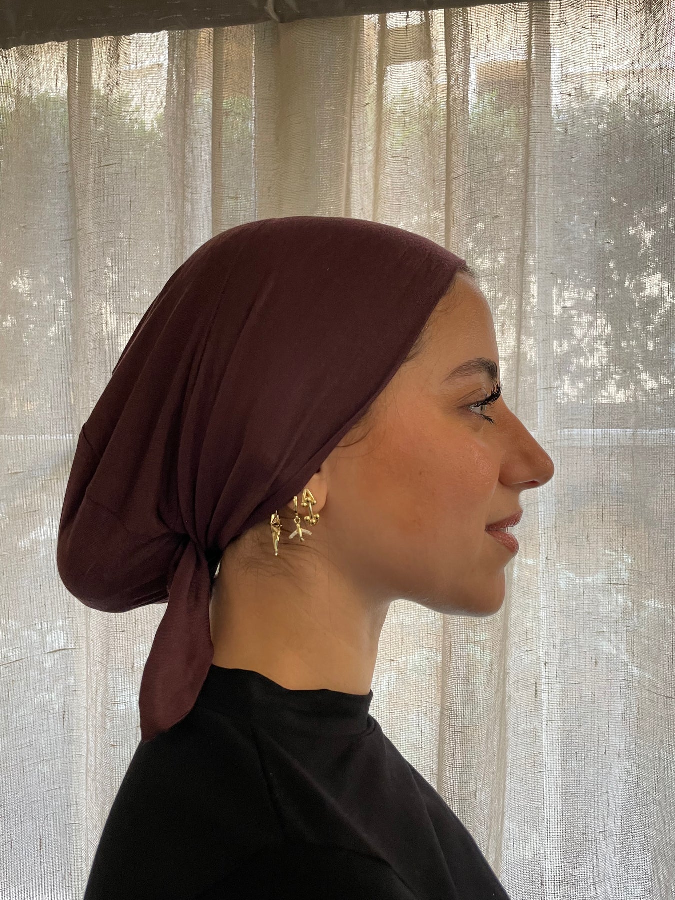 Burgundy Aura Solid Bandana
