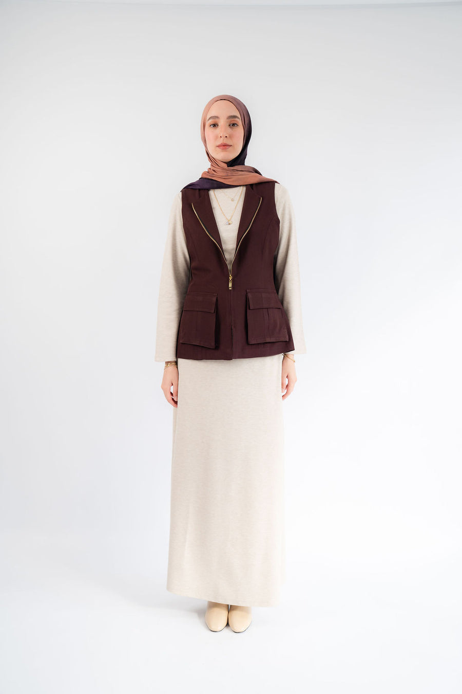 Sand Kent Dress