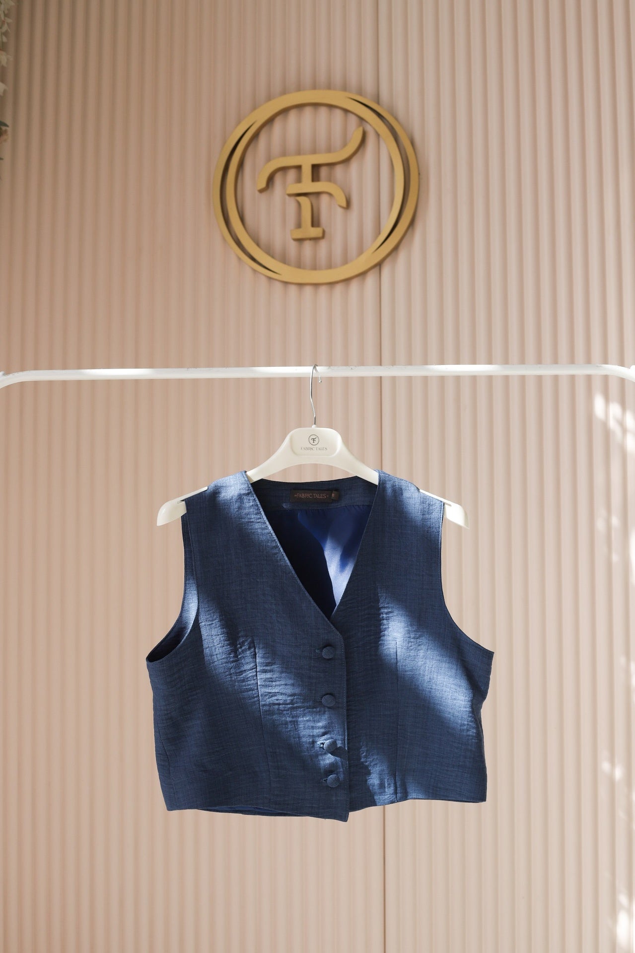 Indigo Banker Vest