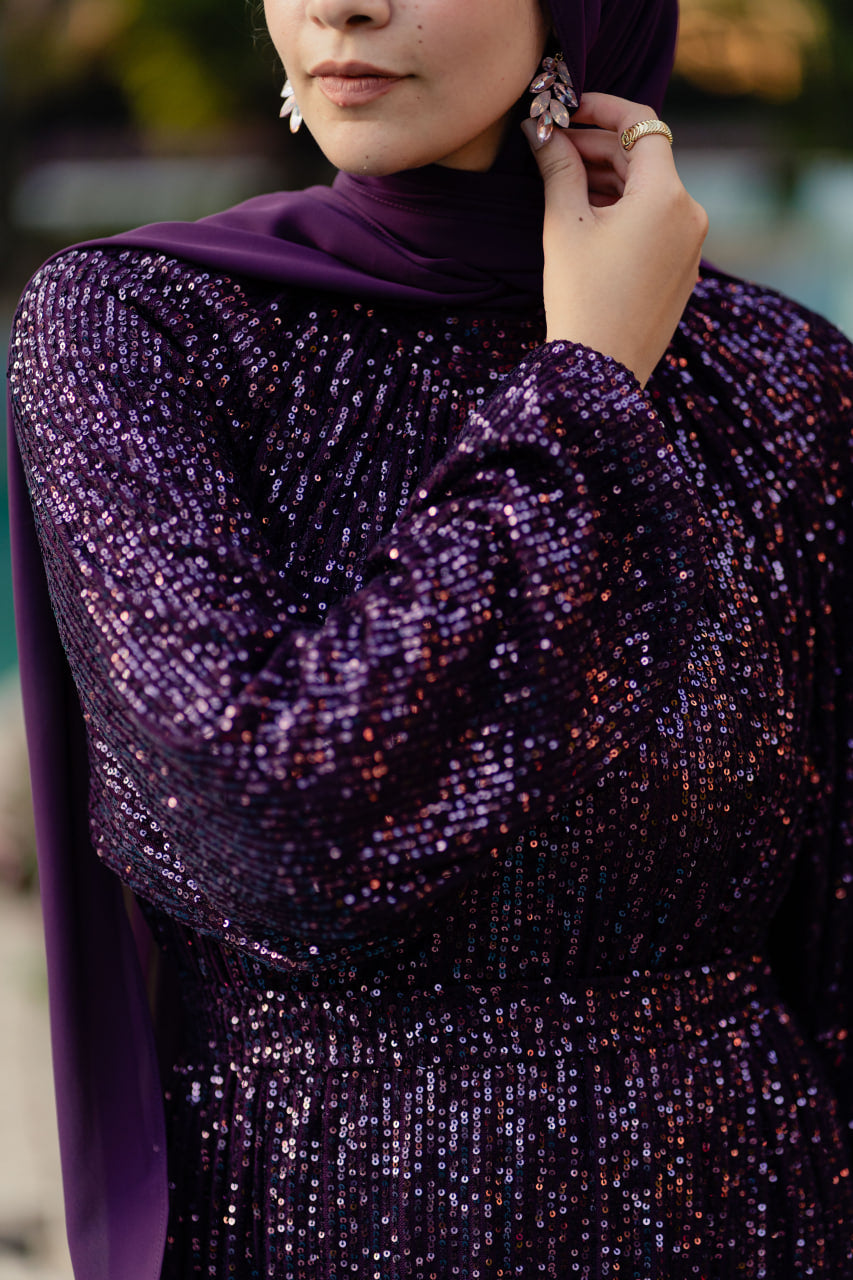Purple Bling Bling Dress
