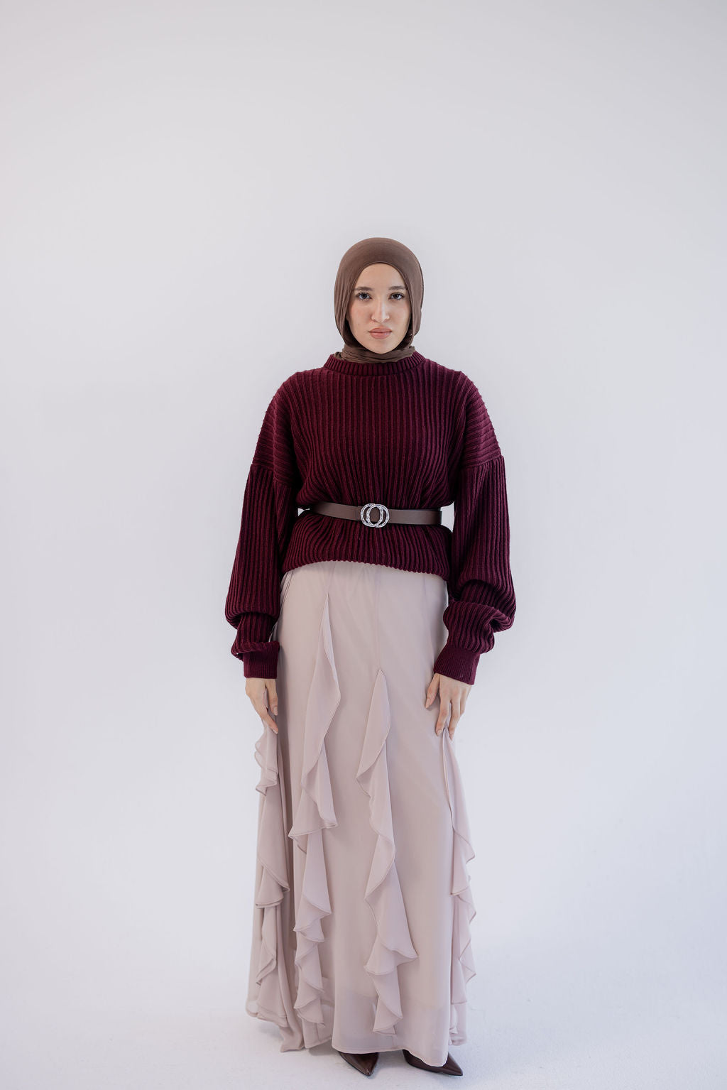 Beige Muse Skirt