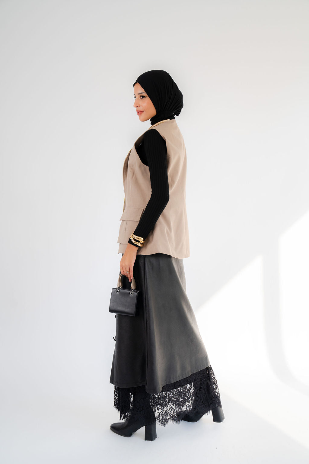 Luxe Leather Skirt