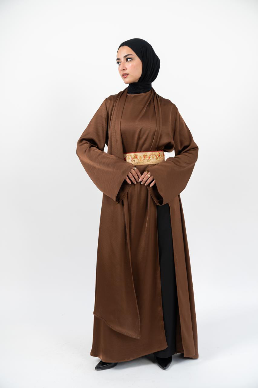 Chocolate Beisan Kimono