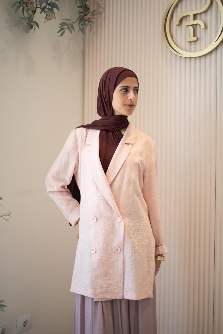 Peach Offbeat Blazer