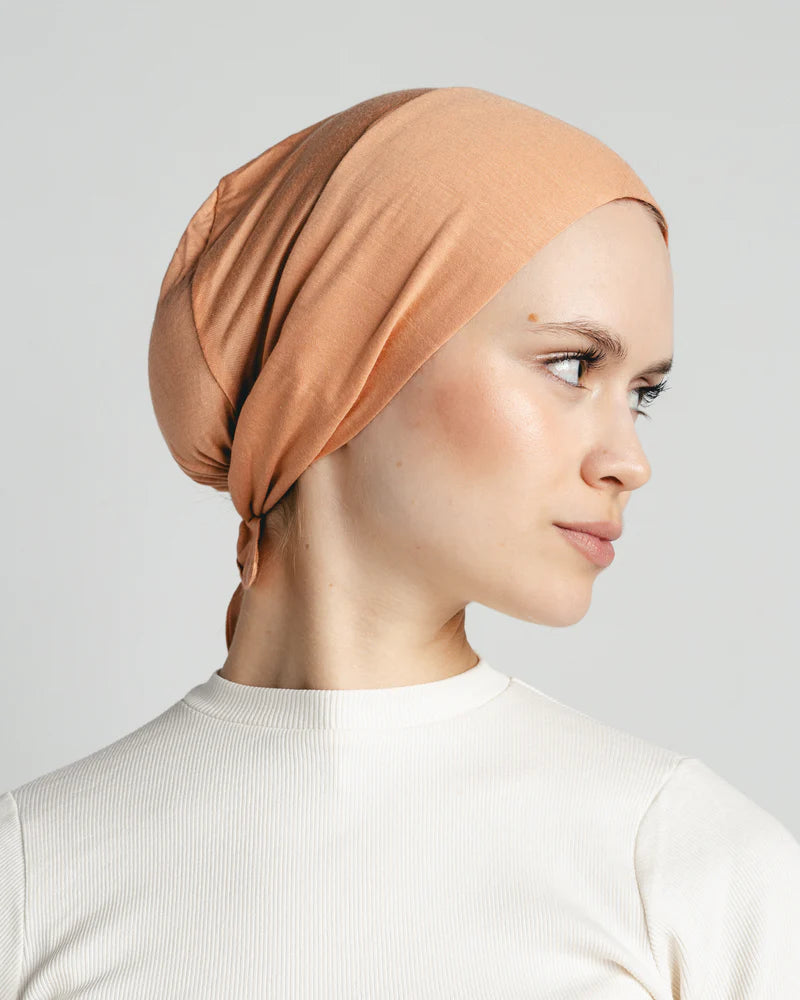 Peach Aura Solid Bandana