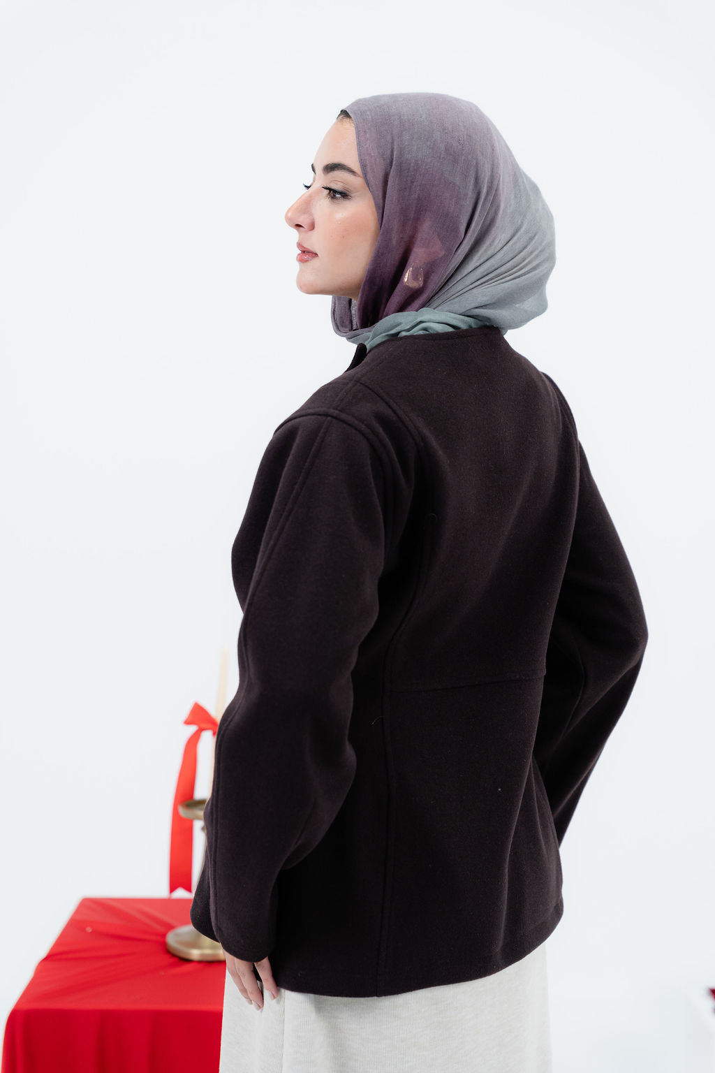 Eggplant Kindah Jacket