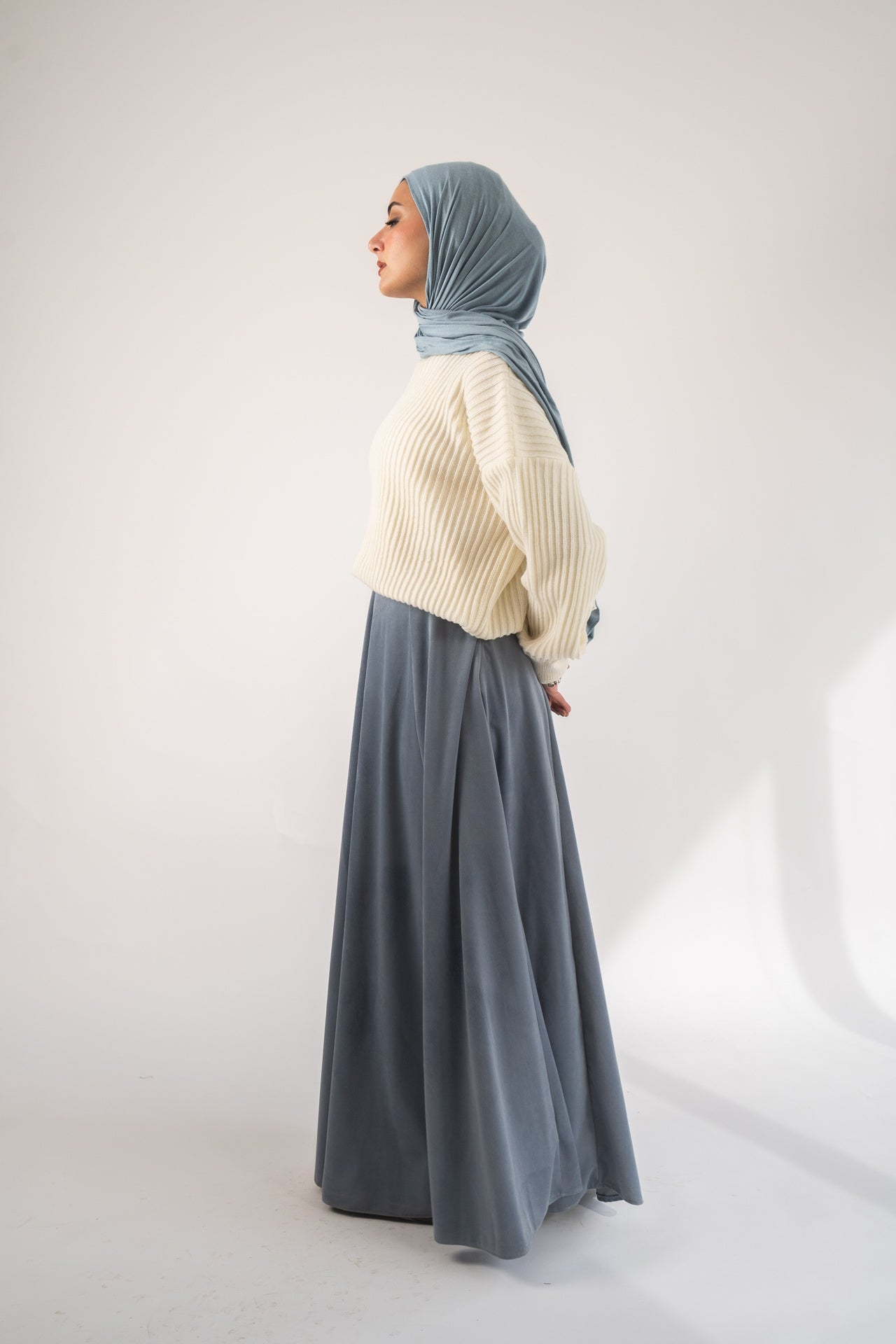 Dusty Blue Moorea Skirt