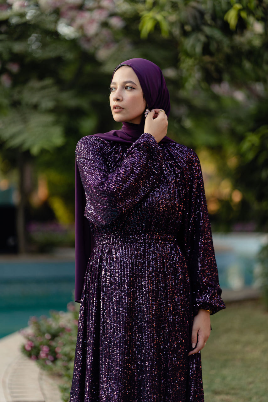 Purple Bling Bling Dress