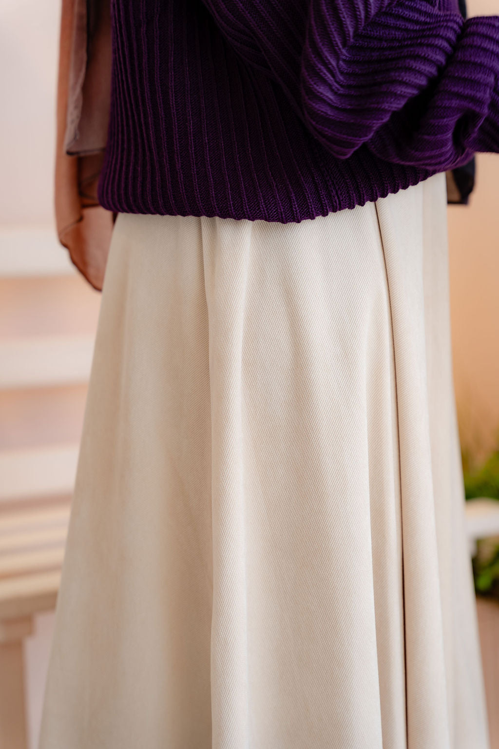 Beige Moorea Skirt