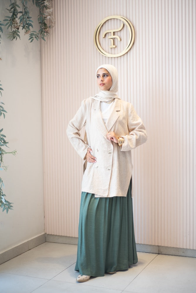Beige Offbeat Blazer