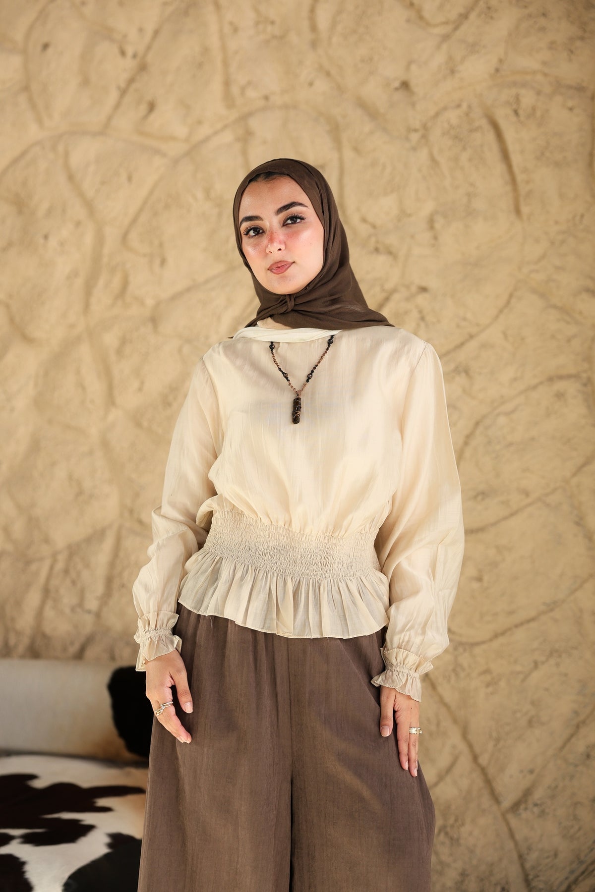 Sand Nola Blouse