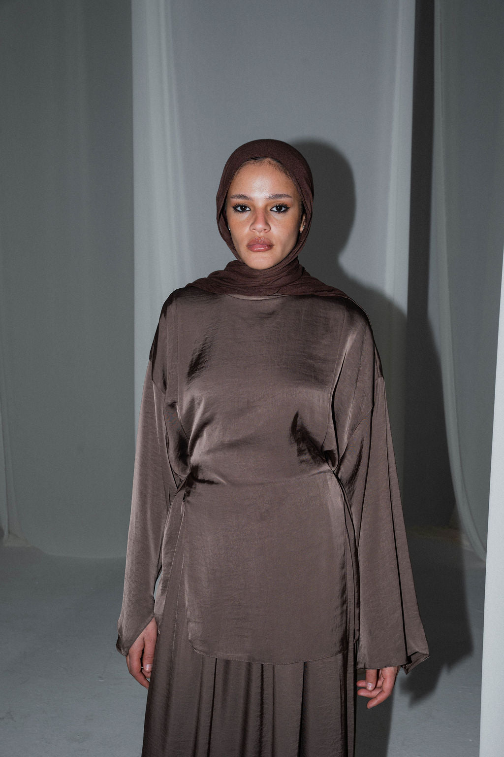 Mocha Liwa Blouse
