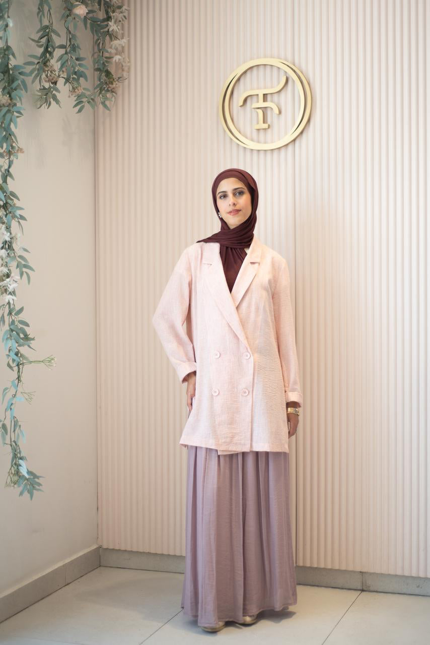 Peach Offbeat Blazer